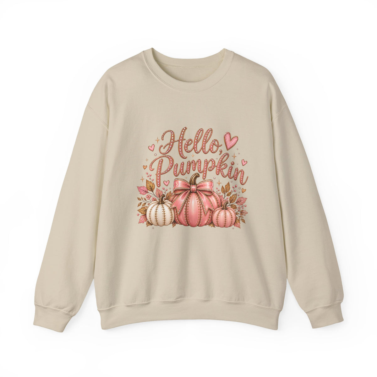 Hello Pumpkin Cozy Crewneck Sweatshirt
