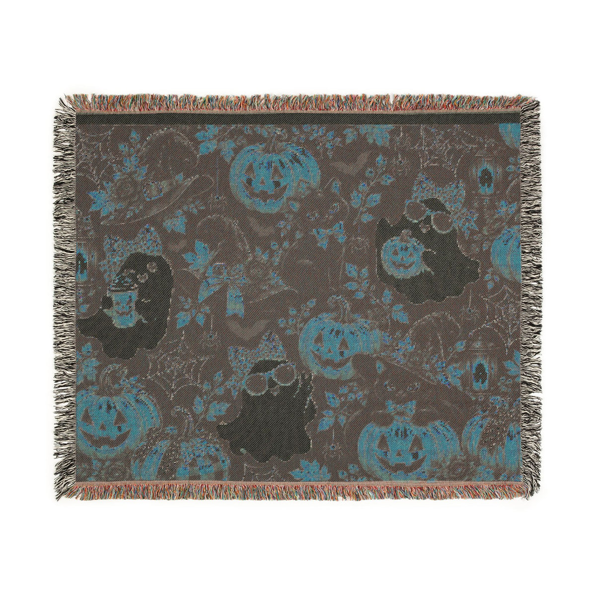 Spooky Chic Halloween Cozy Throw