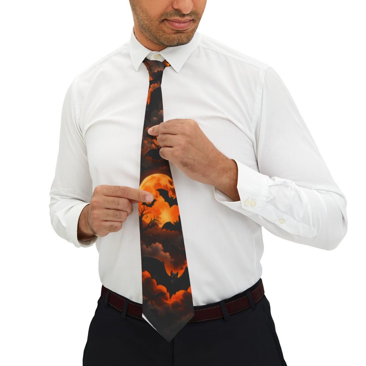 Midnight Flight Halloween Tie