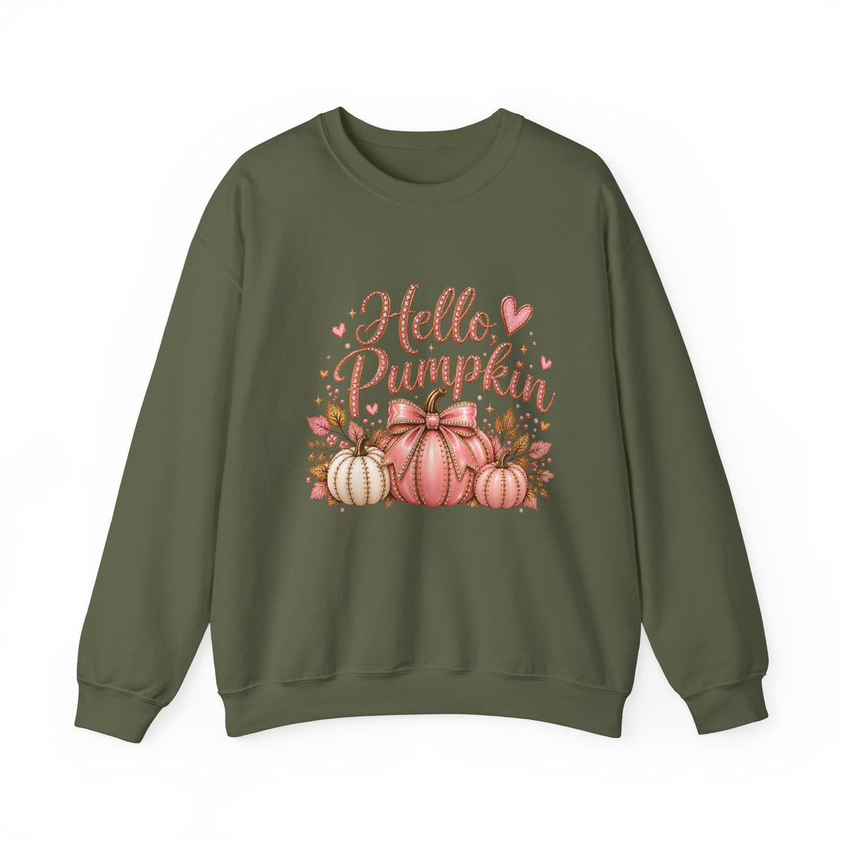 Hello Pumpkin Cozy Crewneck Sweatshirt